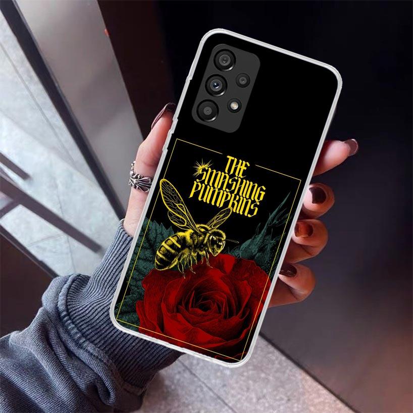 Rock The Smashing Pumpkins Phone Case For Samsung Galaxy A12 A52S A42 A32 A22 A51 A50 Note 20 Ultra 10 S10 Plus A71 A70 A31 A30