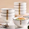 8-inch Nordic Style Ceramic Deep Plate