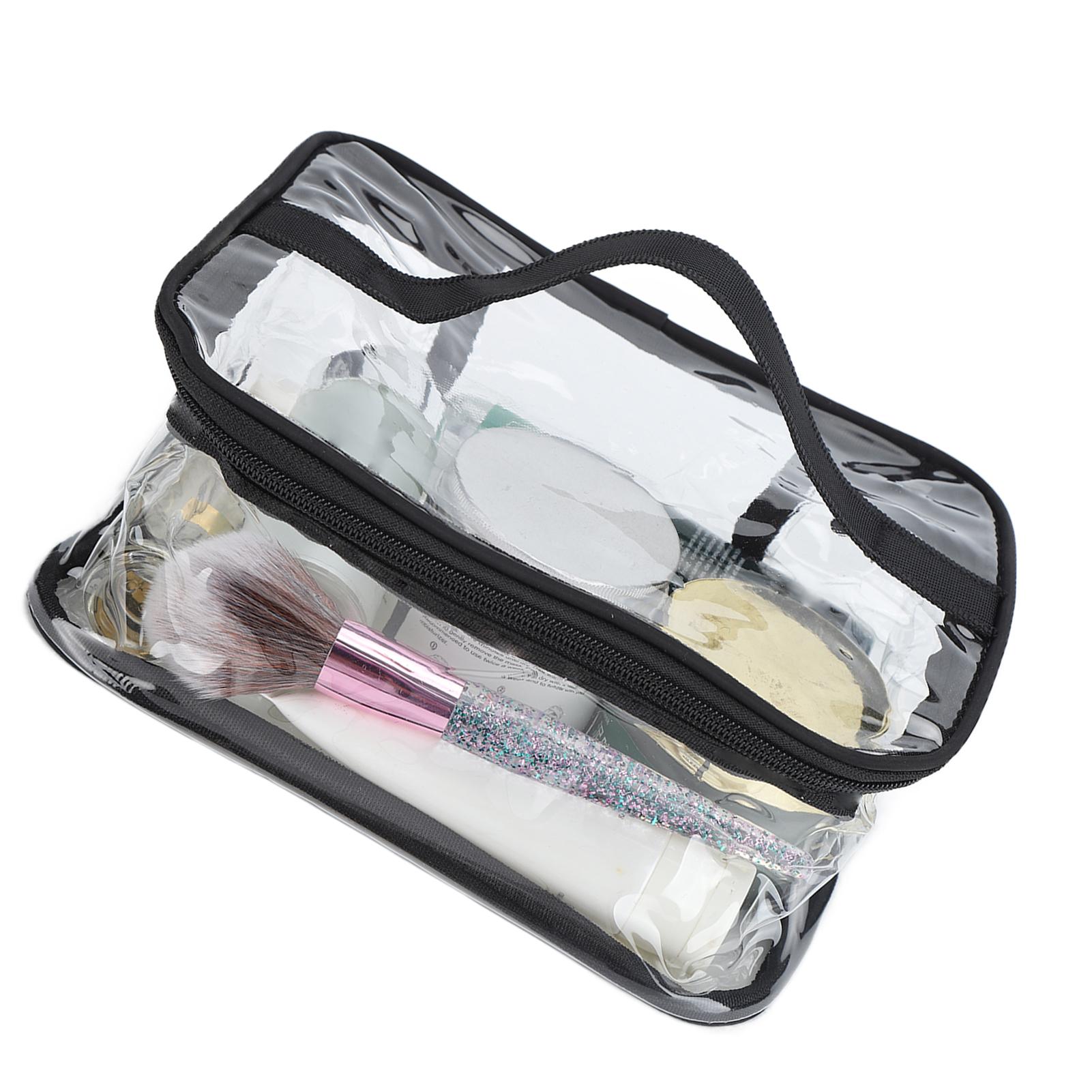 

PVC Toiletry Bag Waterproof Transparent Bag Portable Travel Hand Carrying Storage Bag