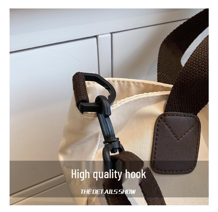 2023 Women's Fashion: Large Capacity Canvas Shoulder Bag - Japanese Style