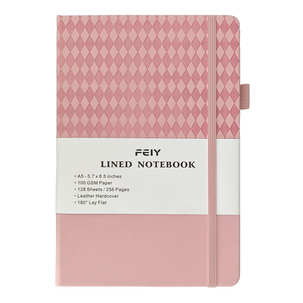 Custom Logo A5/A6 Thick Lined Notebook - High-Value Simple Diary