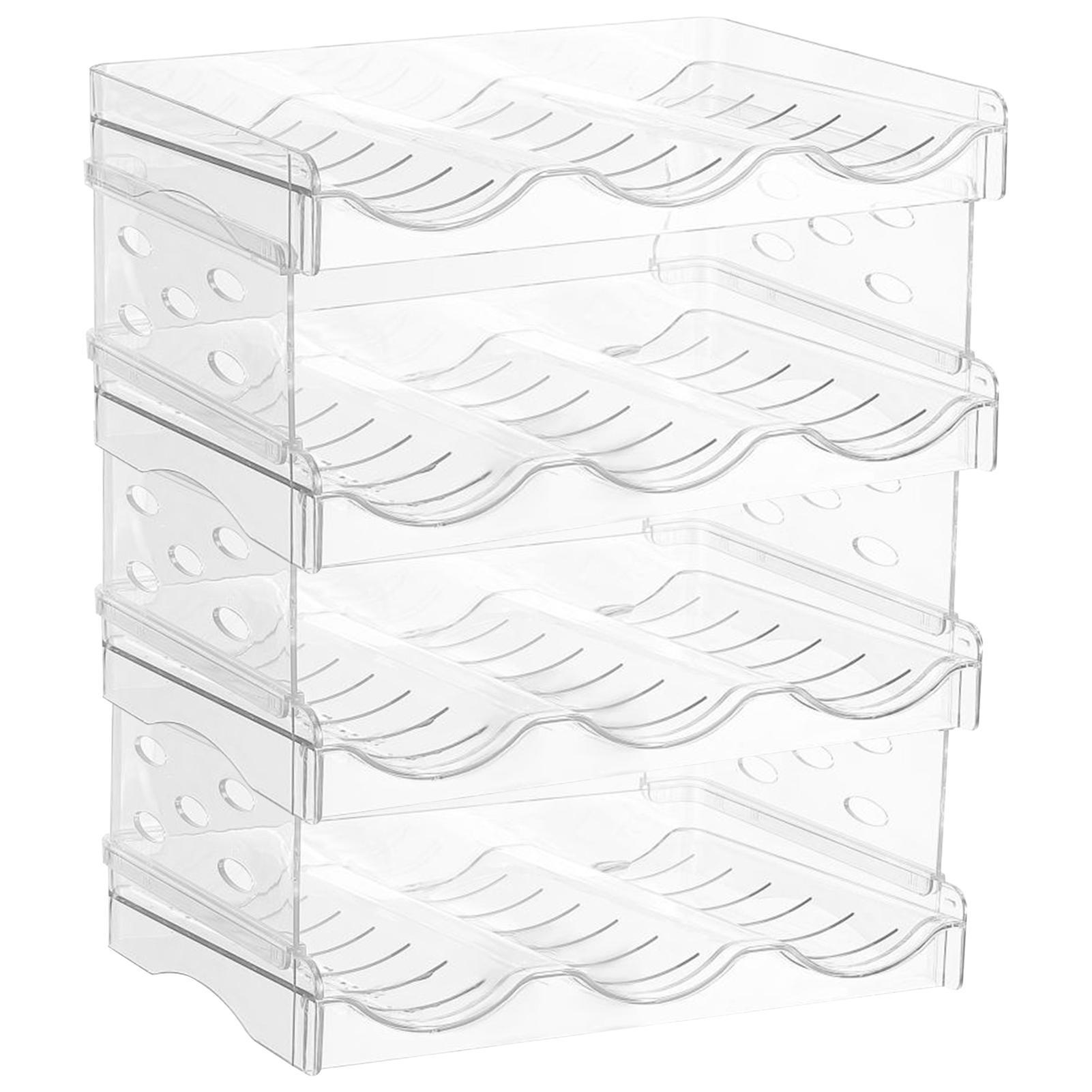 

Органайзер для бутылок с водой | Штабелируемый держатель для бутылок с водой | Кухонная кладовая, холодильник, организация и с