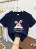 Kids Cotton Cartoon T Shirt Summer Short Sleeve Top For Boys And Girls Breathable Comfortable Tee