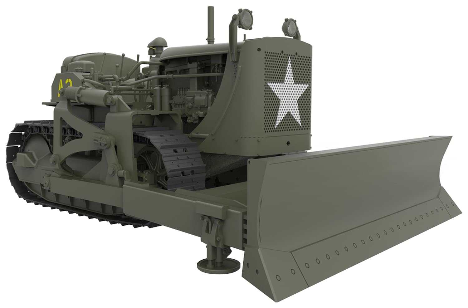 

Miniart US Army Bulldozer Plastic Model 1/35