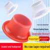 Swap silicone washer gasket for four-point faucet with waterproof triangular valve seal ring.