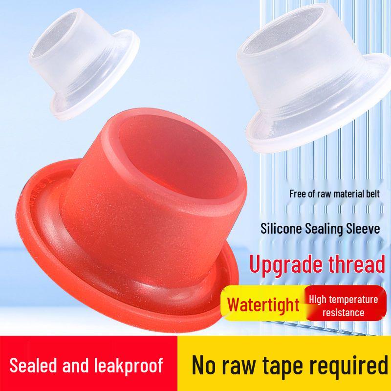 Swap silicone washer gasket for four-point faucet with waterproof triangular valve seal ring.