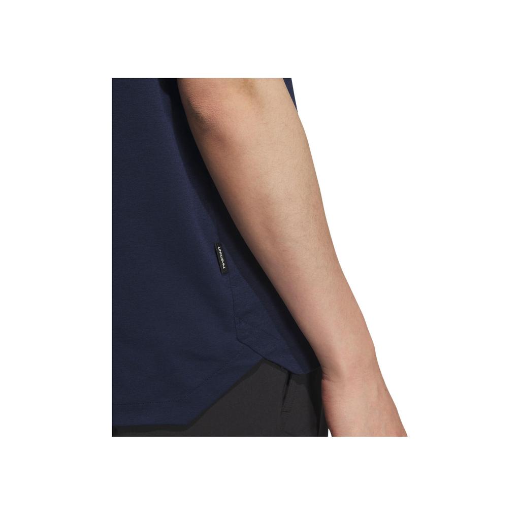 adidas Twistknit Pocket Polo Shirt Comfortable Stylish Simple Short Sleeve Polo Men Tops Navy-Blue JG1319
