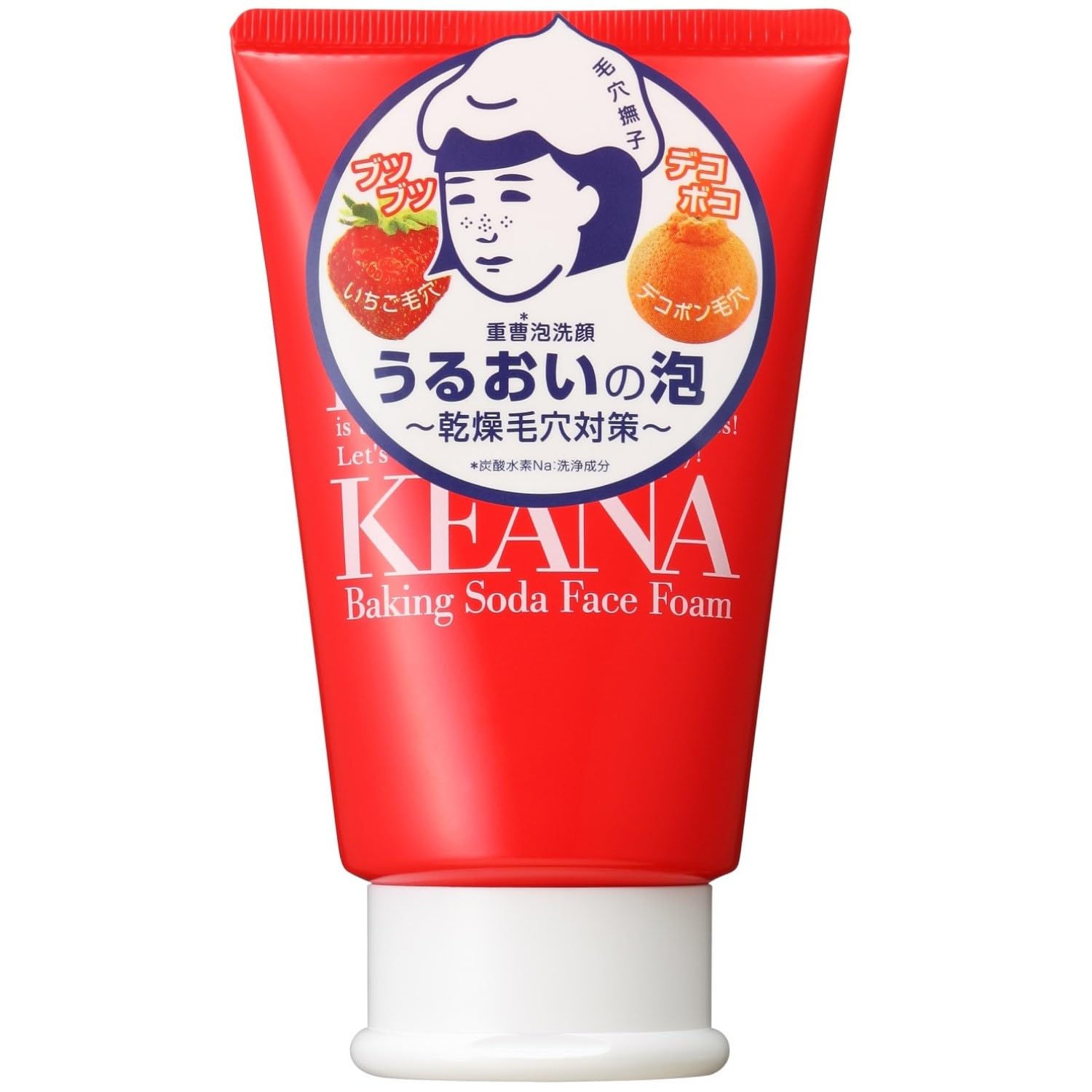 

Keana Nadeshiko Baking Soda Foam Facial Removes and Nose Moisturizing and Softening 100g Cleanser, Pores, Sebum, Blackheads, Dirt, Skin,