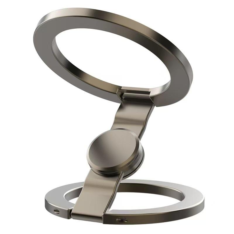 Magnetic Ring Phone Holder Foldable 360° Rotatable Fidget Spinner Stand Magnetic Finger Grip Compatible Desk Gym Car Use