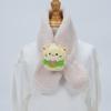 Cute Cartoon Panda Plush Scarf for Kids - Windproof & Thickened Winter Neck Warmer