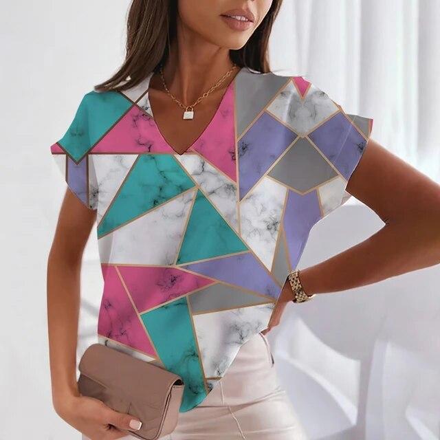 Summer Trend Women'S T-Shirt Street Cool Tide Female Short-Sleeved Loose Fashion Personality Half-Sleeve Tops