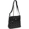 Bolsa de Ombro Yubi Anna Christina Leve Transversal 4A39 Preta [Bolsa Feminina]