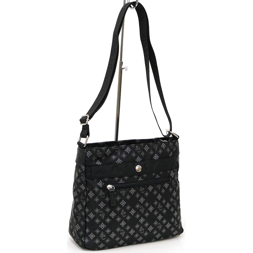 Bolsa de Ombro Yubi Anna Christina Leve Transversal 4A39 Preta [Bolsa Feminina]