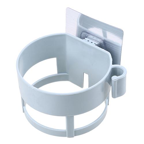 Bathroom Hair Dryer Holder Wall-mounted Hole-Free Seamless Hairdryer Storage Shelf Household Wall Hanging Storage Holders Racks