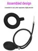 Silicone Inflatable Penis and Scrotum Restraint Ring for Men