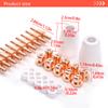 32pcs Plasma Cutter Tip Nozzle and Electrode Set  for  For PT31 LG40 Plasma Cutter Welding Tools