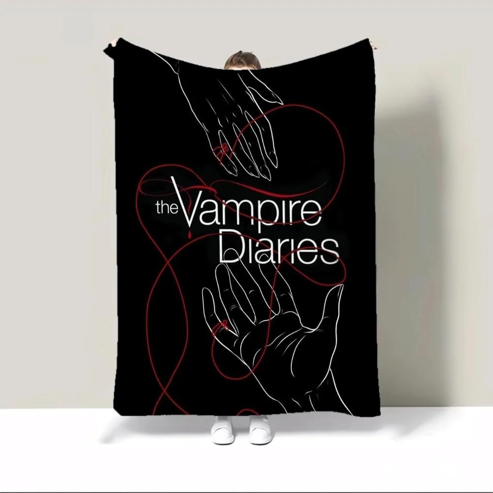 Winter Blanket Throw Blanket for Sofa Luxury The Vampire Diaries Hairy Blankets for Bed Custom Blankets & Throws Home Interior