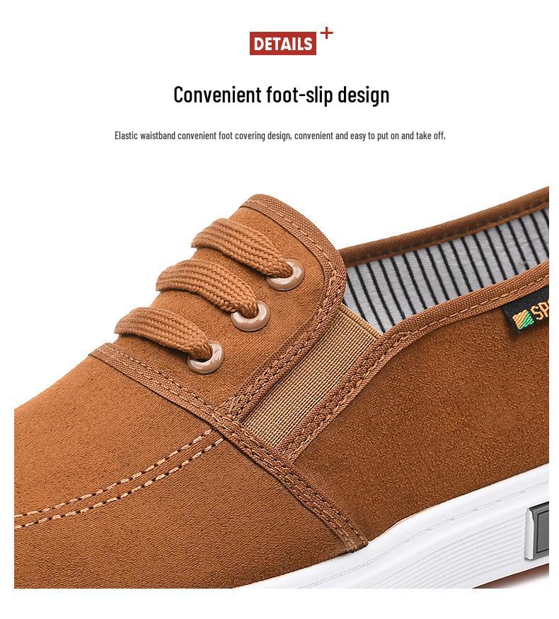 Men's Casual Slip-on Breathable Cloth Shoes for Driving