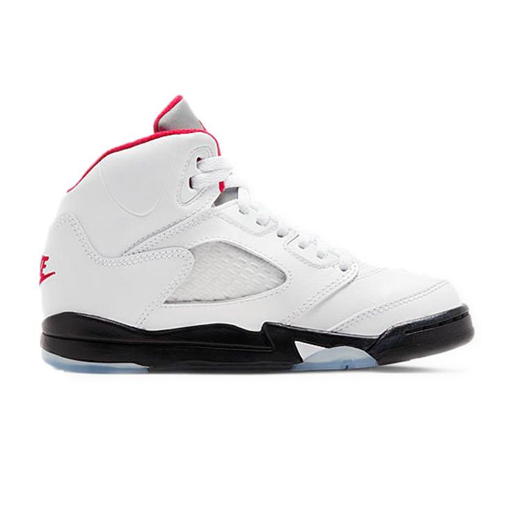 Jordan 5 Retro Fire Red Silver Tongue 2020 PS 440889-102