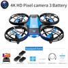 4DRC V8 Mini Drone 4k Profession HD Vidvinkelkamera 1080P WiFi Fpv Drone Kamera Høyde Hold Droner Kamera Helikopterleker