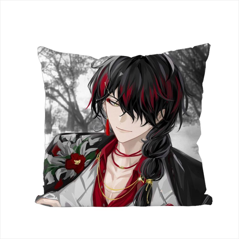 Anime VVox Akuma Pillow Case For Car Sofa Decorative Home Doublesided Print Plush Square Throw Pillow Cushion Cover