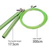 Steel wire rope for skipping and regular skipping - Skipping rope for men and women (green)