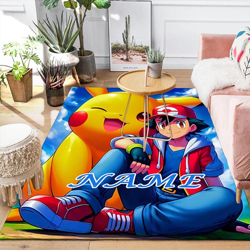 Custom 1Pc Christmas Pokmon Rug Office Carpet Indoor Outdoor Entrance Doormat Nonslip Soft And Comfortable Living Room D2915196