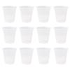 Clear Nursery Pots, 2 Inch Plant Pots with Drainage Holes | Sturdy and Transparent Plastic Flower Pots | Multipurpose Planters for Indoor and Outdoor