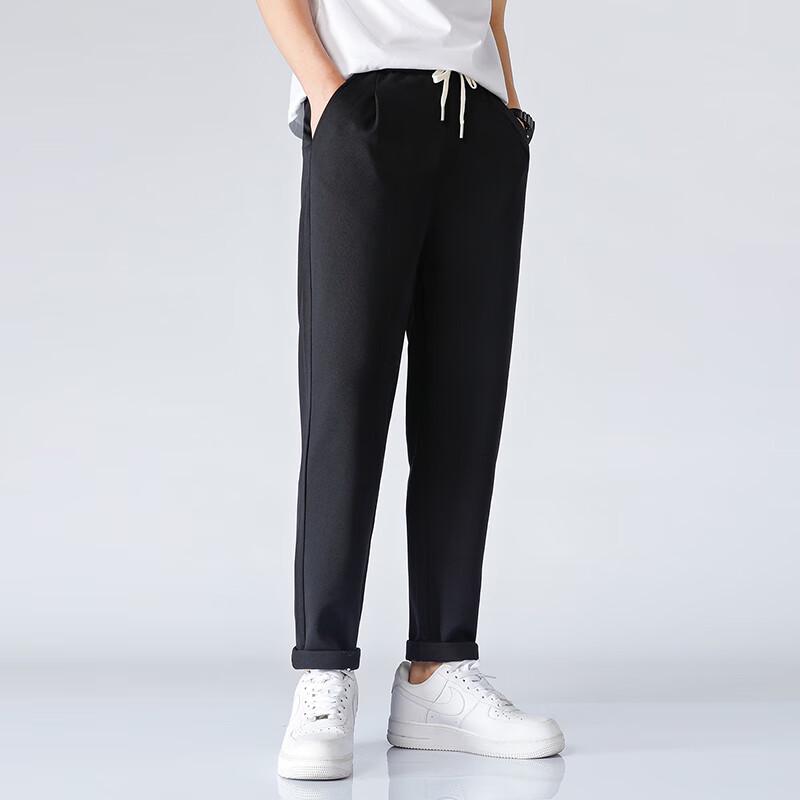 SNOWFLYING Men's 2025 Business Casual Straight-Leg Pants