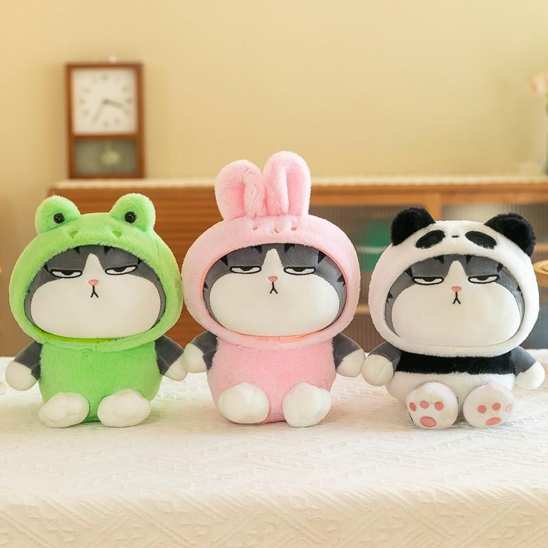 Meine Königliche Katze Puppe Plüschtier Lang lebe meine Königliche Katze Verwandelt sich in Frosch Panda Hochzeit Greifautomat Puppe