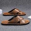 Fashion Non-Slip Summer Shoes Men Flip-flops New Men's Slide Sandals Quick-Dry Male Slippers Casual Lightweight Half Drag Beach Shoes
