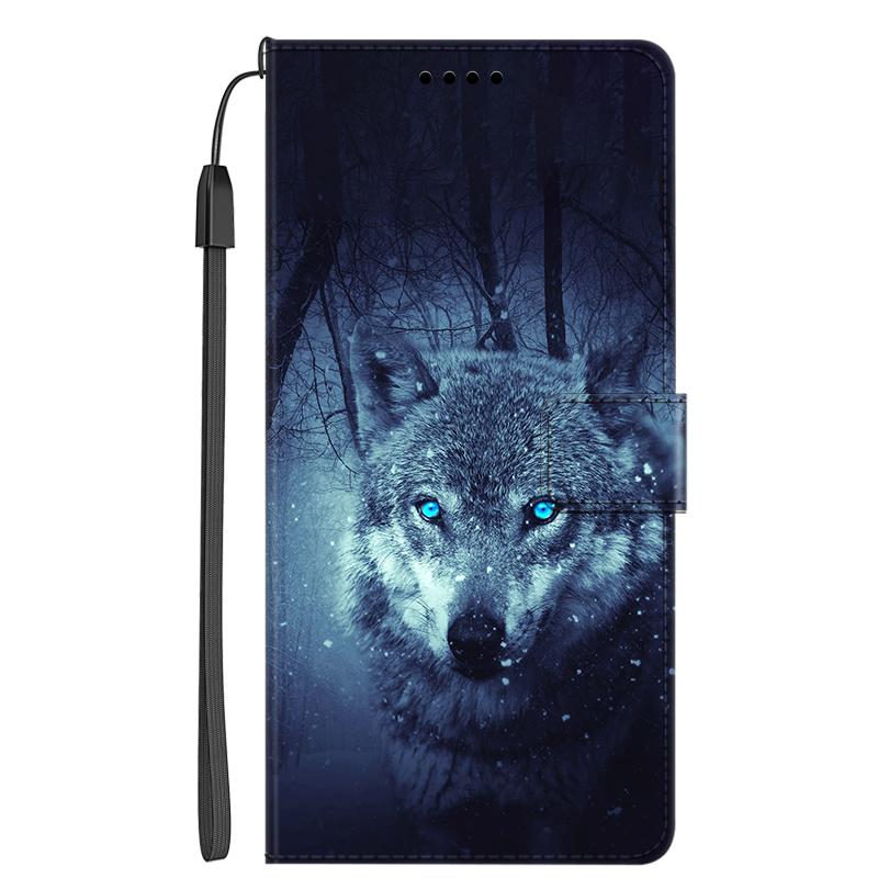 Leder Buchhülle Für Moto G60 Hülle G60s G30 G20 E20 Bemalte Brieftasche Flip Katze Schutz Hülle Für Motorola Moto G22 G Pure Hülle