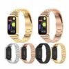 Metal Watch Strap for MI Band 9 Active Durable Tree-Bead Steel Watch Bracelet for REDMI Band 3 Belt Replacement Accessory