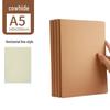 16k Simple Cowhide Paper Stitched A4 Large Lined B5 High School Blank English Grid Notebook