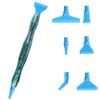Caneta de Pintura com Diamantes de Resina 5D Fio Cabeças de Caneta de Metal de Reposição Canetas de Broca de Ponta Com Argila Adesiva Artesanato de Arte DIY Pintura com Diamantes