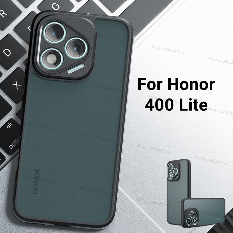 For Honor 400 Lite Case Honor 400 Lite Cover Funda Luxury Matte PC + TPU Shockproof Protective Phone Back Cover Honor 400 Lite