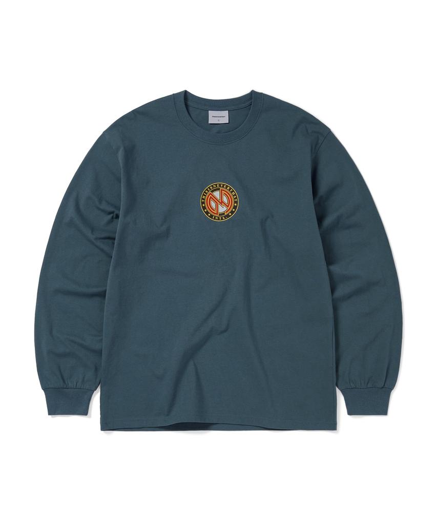 THISISNEVERTHAT Monogram L/S Tee Light Navy