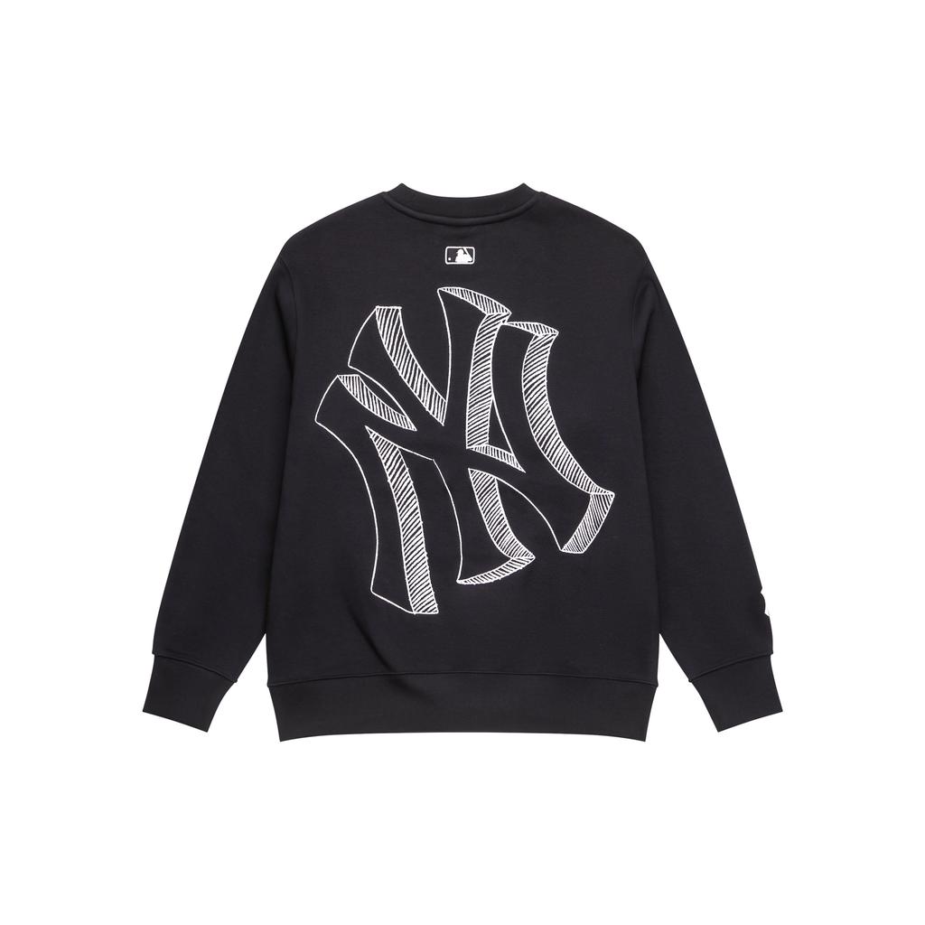 New MLB Sweatshirt Unisex Charcoal Gray 3AMTB0434-50CGS
