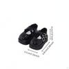 1/4 Scale BJD Doll Shoe Thick Sole Shoes PU Resin Elevated White