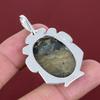 Schalenblende Pendant Latest Design Pendant Wonderful Gemstone Jewelry 925 Sterling Silver Pendant Handmade Pendant Silver Jewelry for Gifts