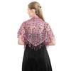 Capes Sequins Tassel Shawls Tassels Belly Dancing Scarf Practice Triangle Shawl  For Women