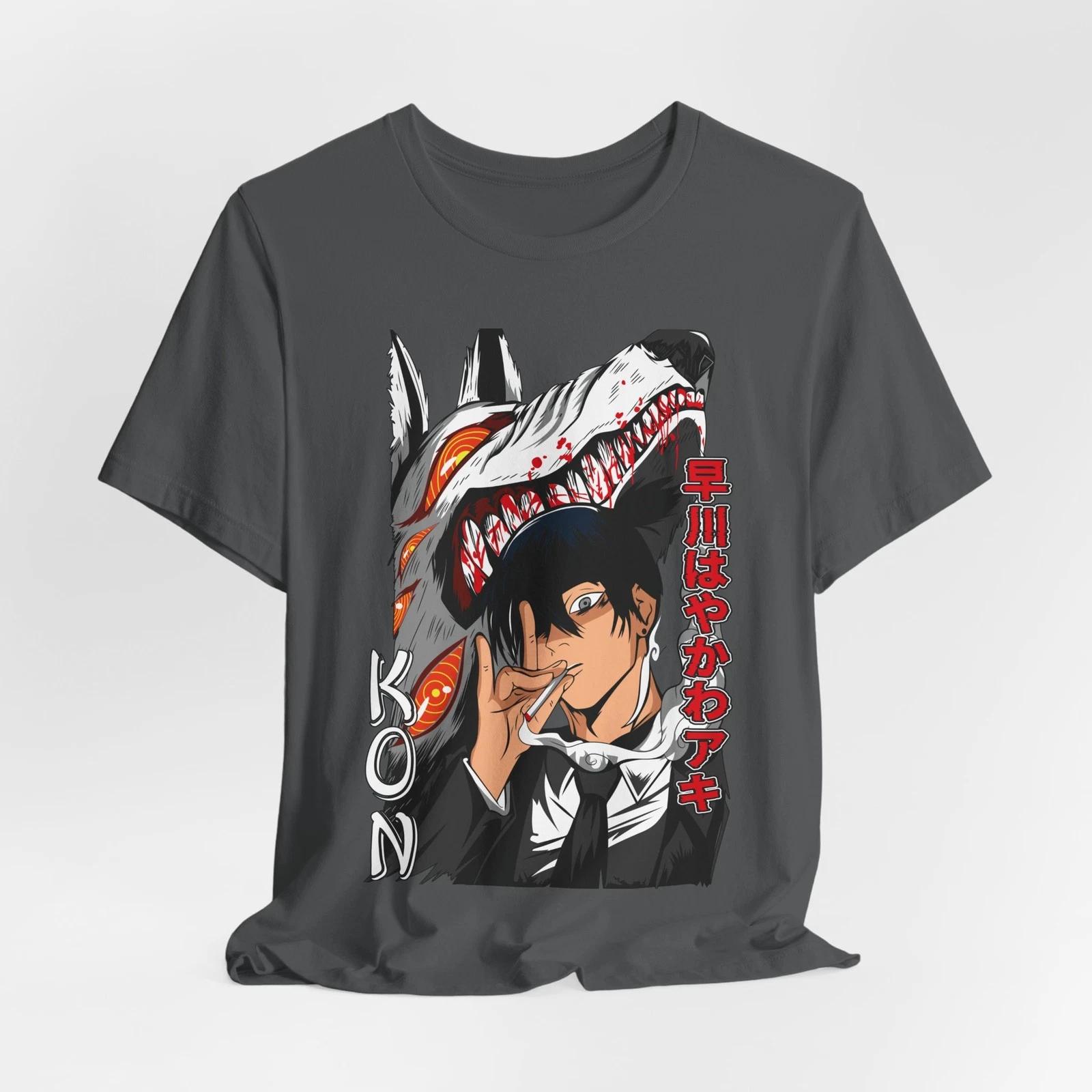 Anime-Inspired Unisex Tee, Casual Wear, Graphic Tee, Gift for Fans, [...] 2XL