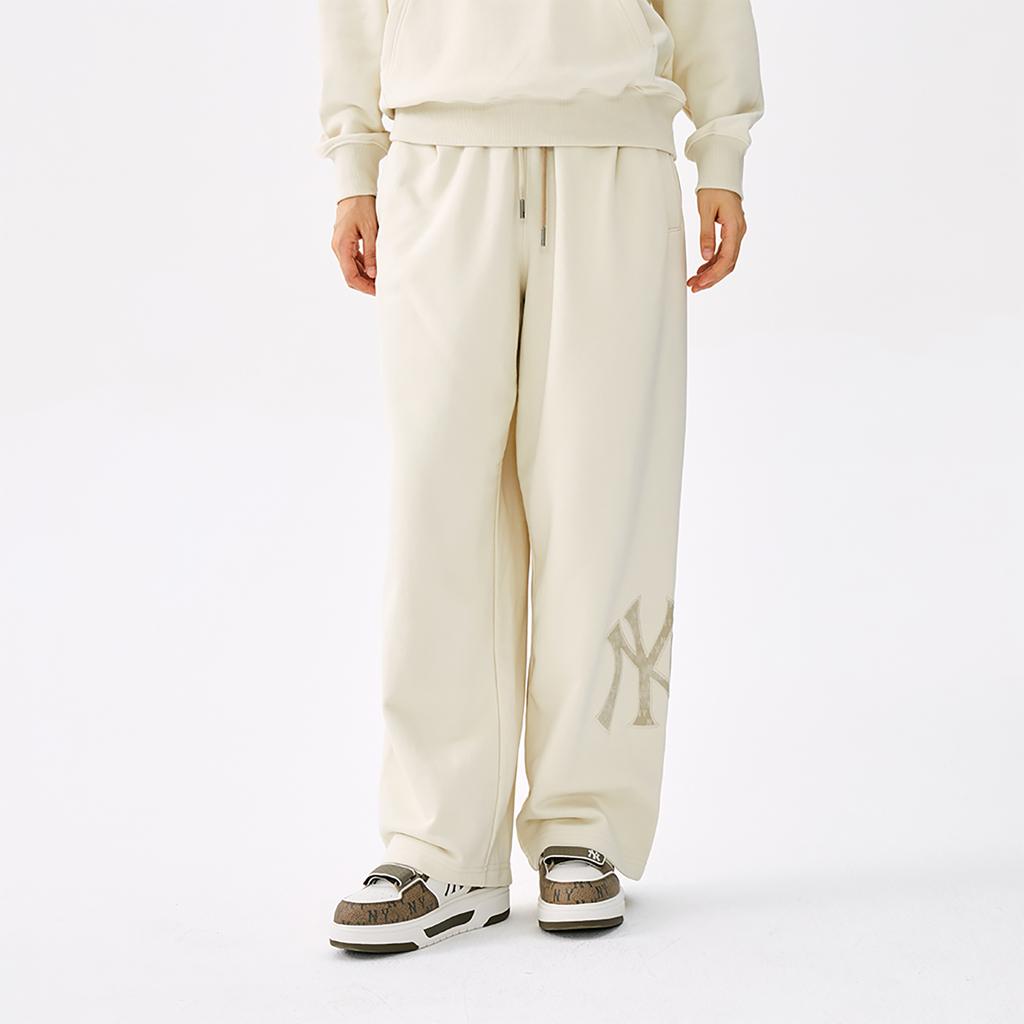 New MLB New York Yankees MONOGRAM Collection 25FW Casual Pants Unisex 3APTM0154-50CRD