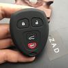 ZAD Silicone rubber car key cover case shell For GMC Yukon for Buick Enclave Saturn Chevy Tahoe Traverse Suburban 4 buttons key