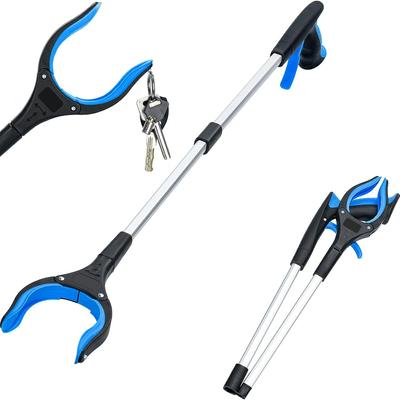 Grabber Reacher Tool Extra Long Foldable Pick Up Stick With Strong Grip Magnetic Anti-Slip Jaw Trash Claw Grabber Picker Tool