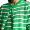 Polo Ralph Lauren Striped Cotton-Blend Cardigan Women Cardigans Green WMPOSWENC020957-300