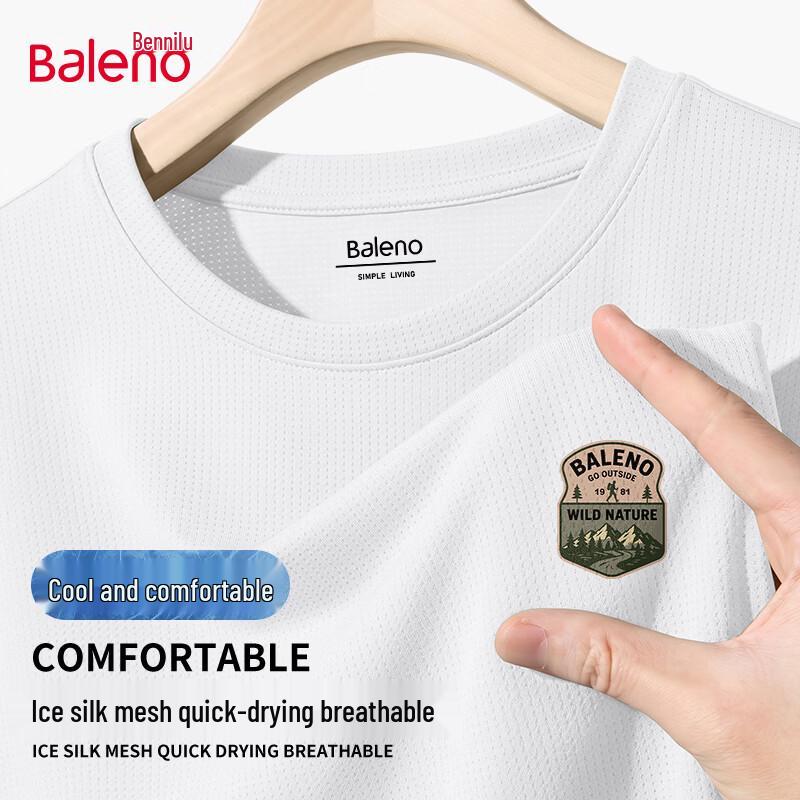 Baleno Men's Ice Silk Mesh Quick-Dry T-shirt