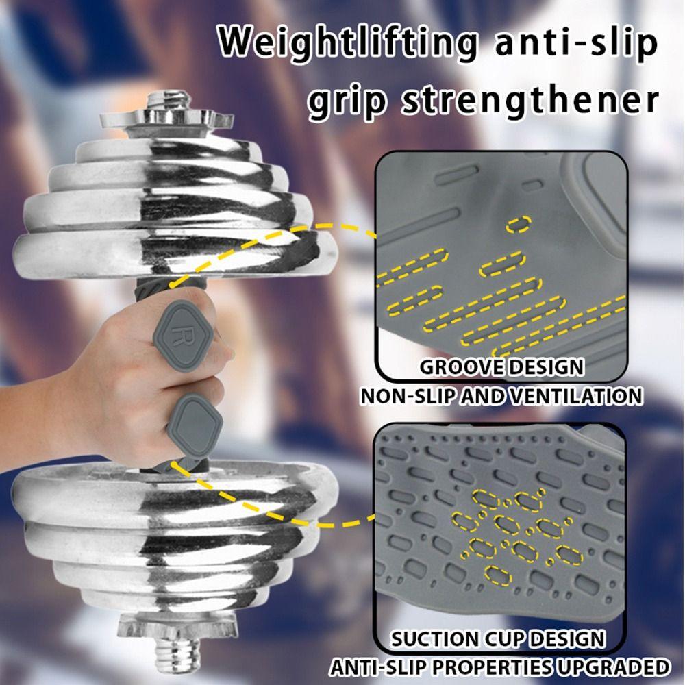 1 pár Rukavice na posilování bez pocení Silikonové chrániče rukou Nové gripy na shyby Gym