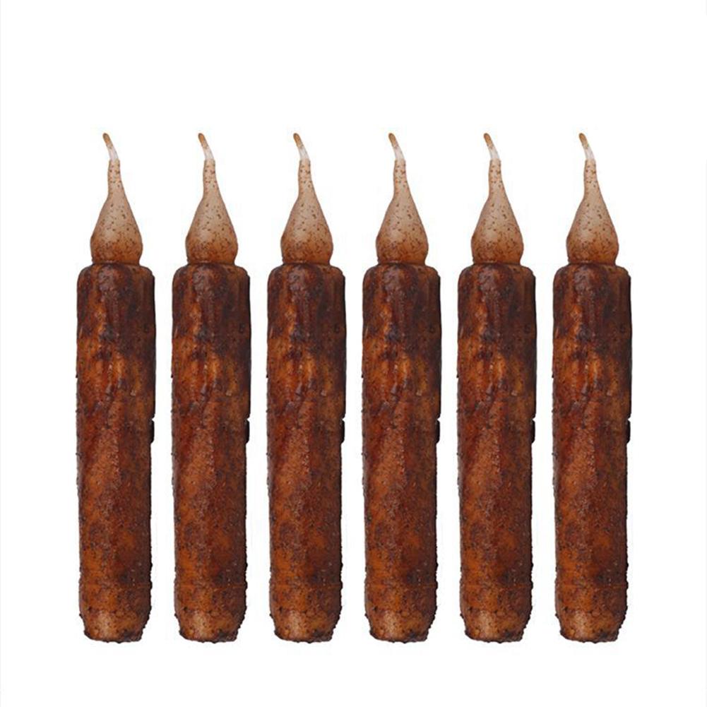 

Flameless Taper Candles LED Taper Flickering Candles Real Wax Hand Dipped LED Taper Candles for Halloween Party Xmas Home Decor