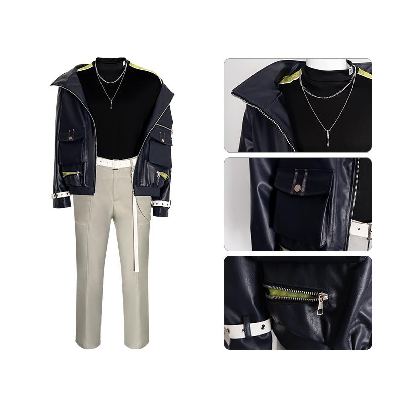 Anime  Pjsk Aoyagi Toya Shinonome Akito Cosplay Costume Project Sekai Coat Top Pants Uniform Game Suit Halloween Party Outfits